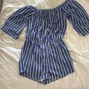 Blue romper